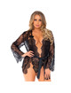 leg avenue - set con teddy y bata m
