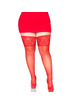 Meias de Liga Leg Avenue Millena Vermelho