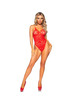 Body Leg Avenue Alma Vermelho
