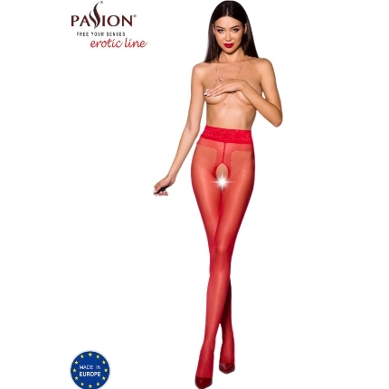 passion - tiopen 001 medias negro 1/2 20 den