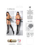 Passion - tiopen 003 black tights 1/2 20/40 den