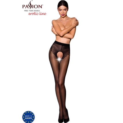 passion - tiopen 006 white tights 1/2 30 den