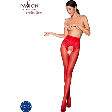 passion - tiopen 006 white tights 1/2 30 den