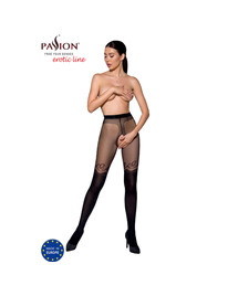 passion - tiopen 012 black tights 1/2 20/40 den