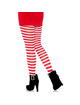 leg avenue - white/red striped tights