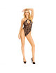leg avenue - body cuello halter sin coturas negro
