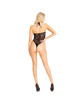 leg avenue - body cuello halter sin coturas negro