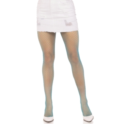 leg avenue - lycra fishnnet pantyhose blue