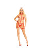 leg avenue - harness headband nurse red s