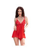 chilirose - cr 4461 babydoll rojo s/m