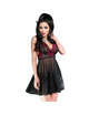 chilirose - cr 4214 babydoll pink black s/m