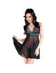 chilirose - cr 4214 babydoll pink black s/m