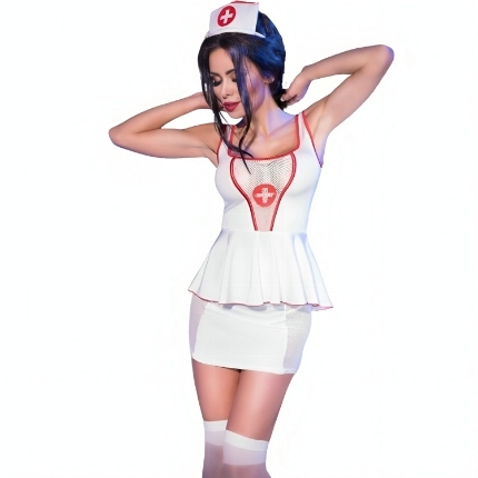 chilirose - cr 4160 costume nurse top skirt s/m