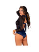 livco corsetti fashion - drimina lc90690 body azul marino