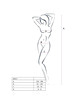 passion - woman bs017 bodystocking negro talla unica