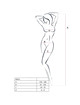 Passion - woman bs031 bodystocking rojo talla unica