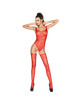 passion - woman bs034 bodystocking rojo talla unica