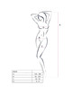passion - woman bs034 bodystocking rojo talla unica