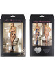 Queen lingerie - bodystocking with ties in neckline s/l