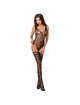 Passion - woman bs051 black bodystocking