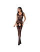 passion - woman bs062 bodystocking negro talla unica