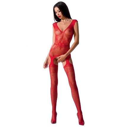 passion - woman bs062 bodystocking rojo talla unica