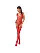 Passion - woman bs051 black bodystocking