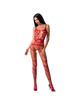 Passion - woman bs058 red bodystocking one size