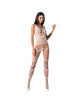 Passion - woman bs058 bodystocking rojo talla unica