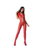 passion - woman bs065 bodystocking black one size