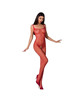 passion - woman bs071 black bodystocking one size