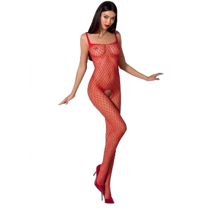 passion - woman bs071 black bodystocking one size