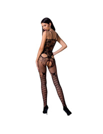 passion - woman bs076 bodystocking talla unica negro