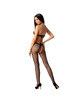Passion - woman bs080 bodystocking negro talla unica