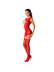 Passion - woman bs082 bodystocking black one size