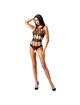 passion woman bs083 teddy cuerpo de red negro talla unica