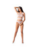 passion - woman bs083 teddy black net body one size