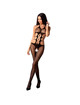 passion - woman bs084 bodystocking negro talla unica