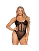 Catsuit Leg Avenue Mariah Preto