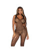 Catsuit Leg Avenue Lattice Preto