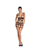 Passion - woman bs089 bodystocking black one size