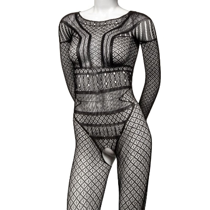 Catsuit Calexotics Regina Preto Plus Size