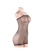 Queen lingerie - vestido cuerpo de red con brillantes s/l