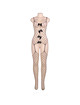 queen lingerie - net bodystocking with ties s/l