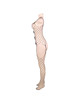 queen lingerie - net bodystocking with ties s/l