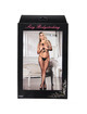 queen lingerie - bodystocking en red con lazos s/l