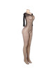 Queen lingerie - long sleeve bodystocking with diamonds s/l