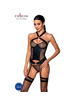 passion - amanda corset cuero ecologico s/m