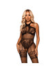 Leg avenue - bodystocking cuello halter talla unica - negro