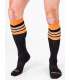 Los calcetines de Fútbol, Altas, código de Barras, Negro,Naranja 134001